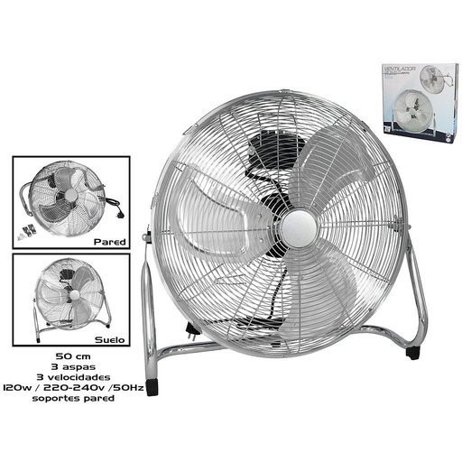 [8445393042565] VENTILADOR DE SUELO VENTO 50CM 120W